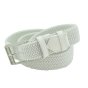 Sergio Tacchini Elastic Woven Belt, Men Women, With Genuine Leather Inserts, Gift Box — back view