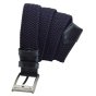 Sergio Tacchini Elastic Woven Belt, Men Women, With Genuine Leather Inserts, Gift Box — view 17