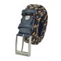 Sergio Tacchini Elastic Woven Belt, Men Women, With Genuine Leather Inserts, Gift Box — view 48