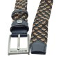 Sergio Tacchini Elastic Woven Belt, Men Women, With Genuine Leather Inserts, Gift Box — view 51
