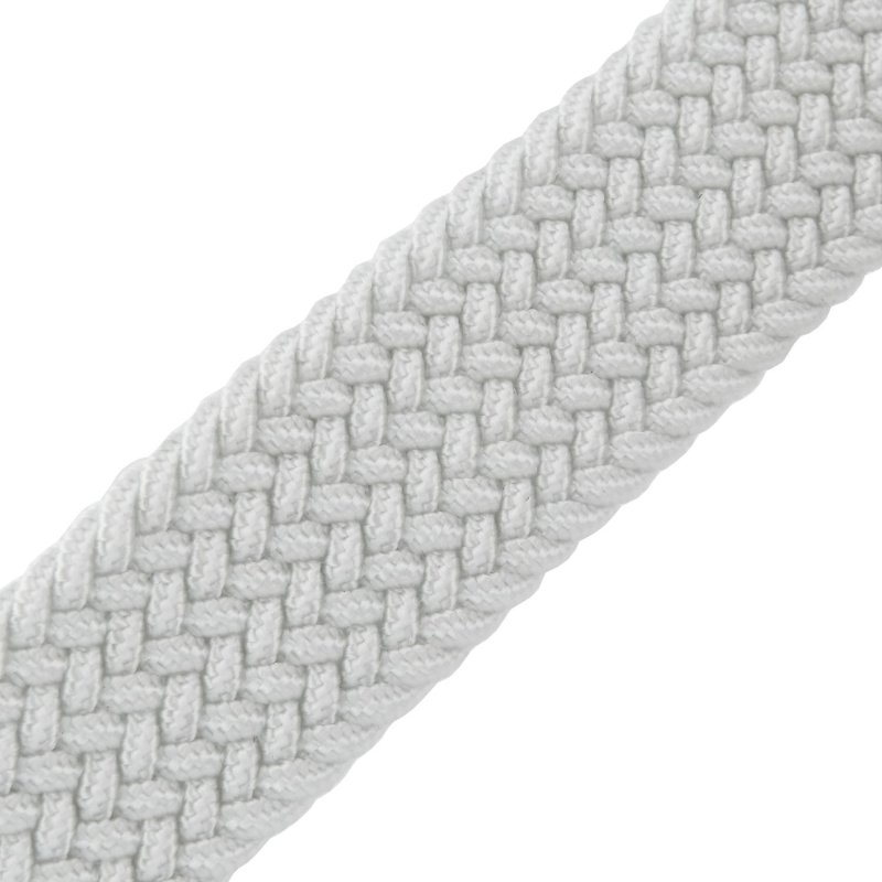 Biagiotti Elastic Woven Belt, Men and Women, With Genuine Leather Inserts and Gift Box — view 15