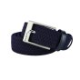 Biagiotti Elastic Woven Belt, Men and Women, With Genuine Leather Inserts and Gift Box — view 20