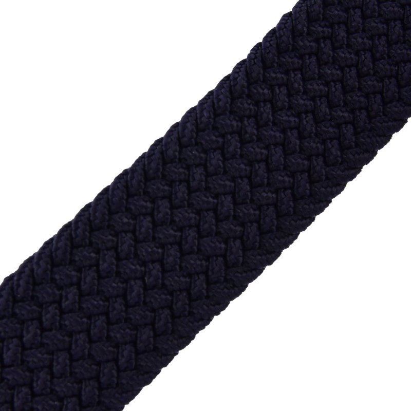 Biagiotti Elastic Woven Belt, Men and Women, With Genuine Leather Inserts and Gift Box — view 23