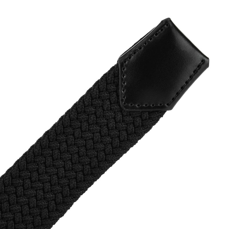Biagiotti Elastic Woven Belt, Men and Women, With Genuine Leather Inserts and Gift Box — view 46