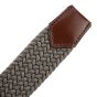 Biagiotti Elastic Woven Belt, Men and Women, With Genuine Leather Inserts and Gift Box — view 62