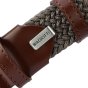 Biagiotti Ceinture Élastique Tressée, Homme et Femme, avec Inserts en Cuir Véritable et Boîte Cadeau — vue 64