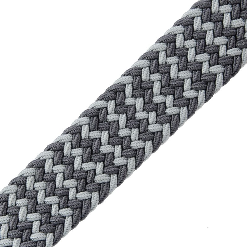 Biagiotti Elastic Woven Belt, Men and Women, With Genuine Leather Inserts and Gift Box — view 103
