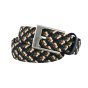Biagiotti Elastic Woven Belt, Men and Women, With Genuine Leather Inserts and Gift Box — view 108