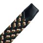 Biagiotti Elastic Woven Belt, Men and Women, With Genuine Leather Inserts and Gift Box — view 110