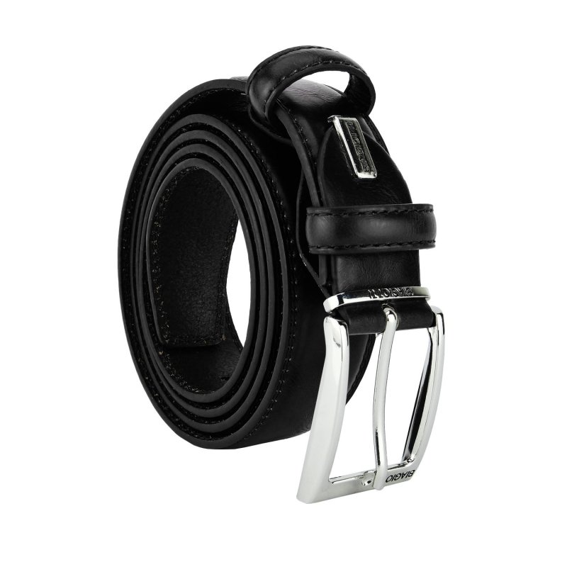 Biagiotti Men's Belt PU Exterior with Leather Lining, Adjustable, 3.5cm High, With Box 442 — view 9