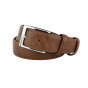 Biagiotti Men's Belt Outer PU Leather Lining, Adjustable, 3,5 cm High With Stitching and Box 694 — back view