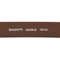 Biagiotti Men's Belt Outer PU Leather Lining, Adjustable, 3,5 cm High With Stitching and Box 694 — logo detail
