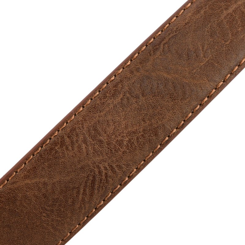 Biagiotti Men's Belt Outer PU Leather Lining, Adjustable, 3,5 cm High With Stitching and Box 694 — view 7