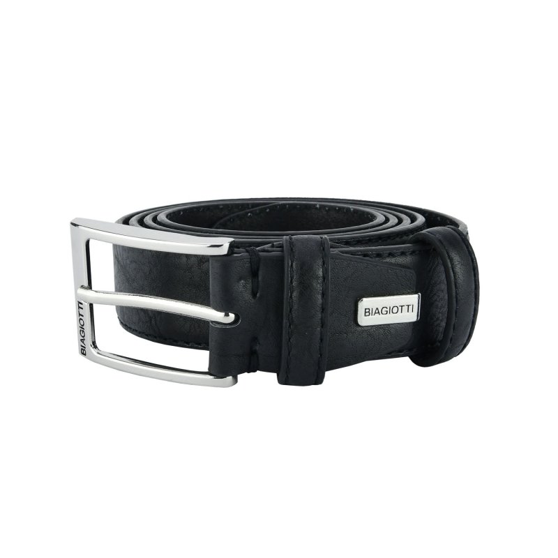 Biagiotti Herrengürtel Außenmaterial PU Echtleder-Futter, kürzbar, 3,5 cm hoch mit Naht und Box 694 — Ansicht 16