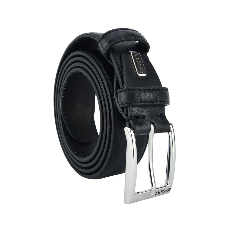 Biagiotti Men's Belt Outer PU Leather Lining, Adjustable, 3,5 cm High With Stitching and Box 694 — view 9