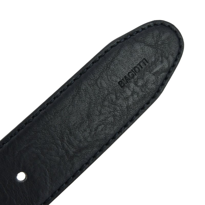 Biagiotti Men's Belt Outer PU Leather Lining, Adjustable, 3,5 cm High With Stitching and Box 694 — view 13