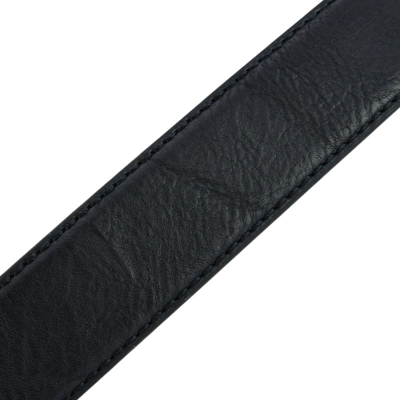 Biagiotti Men's Belt Outer PU Leather Lining, Adjustable, 3,5 cm High With Stitching and Box 694 — view 15