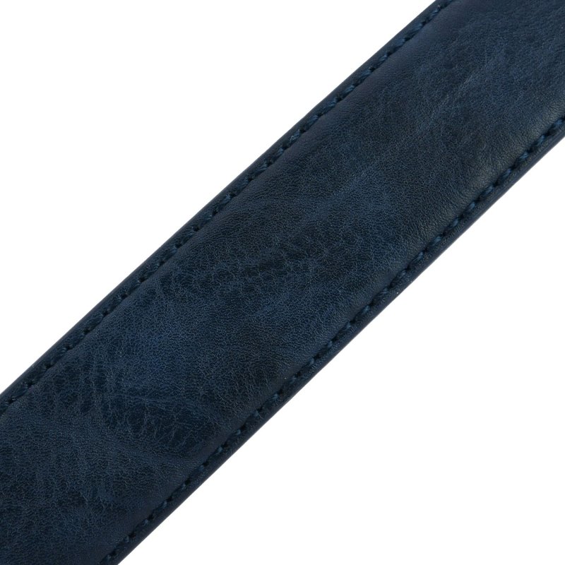 Biagiotti Men's Belt Outer PU Leather Lining, Adjustable, 3,5 cm High With Stitching and Box 694 — view 23