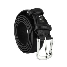 Biagiotti Ceinture Homme Extérieur PU Doublure en Cuir Véritable, Raccourcissable, Sans Coutures Haute de 3,5 cm Avec Boîte …