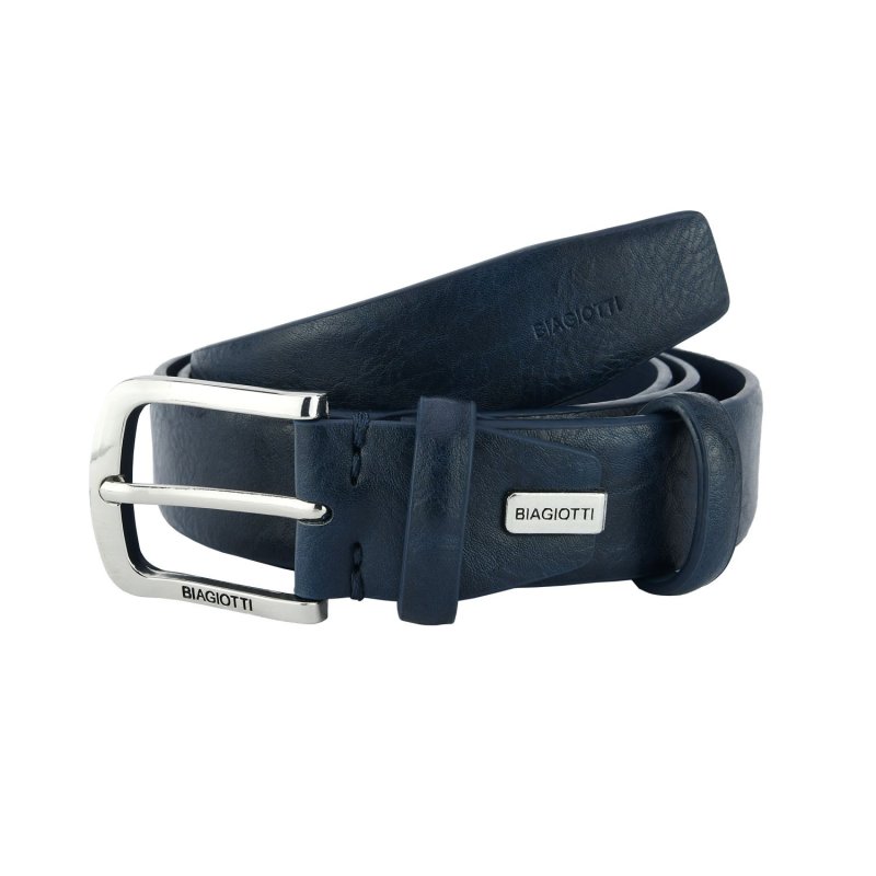 Biagiotti Men's Belt PU Exterior Leather Lining, Adjustable, Seamless 3.5cm High With Box 696 — view 11