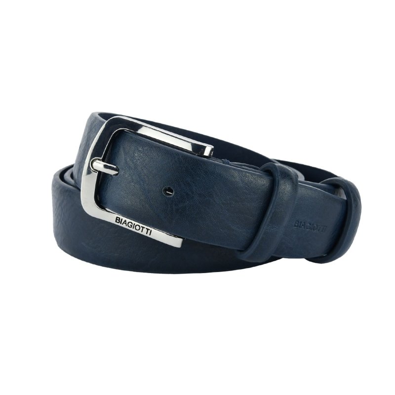 Biagiotti Ceinture Homme Extérieur PU Doublure en Cuir Véritable, Raccourcissable, Sans Coutures Haute de 3,5 cm Av… — vue 12