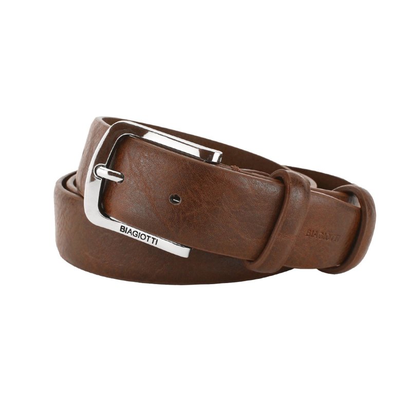 Biagiotti Ceinture Homme Extérieur PU Doublure en Cuir Véritable, Raccourcissable, Sans Coutures Haute de 3,5 cm Av… — vue 20