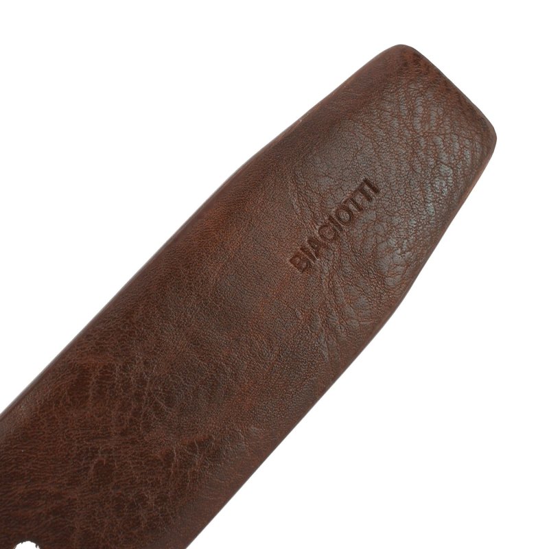 Biagiotti Herrengürtel Außenmaterial PU Echtleder-Futter, kürzbar, Ohne Nähte, 3,5 cm hoch mit Box 696 — Ansicht 22