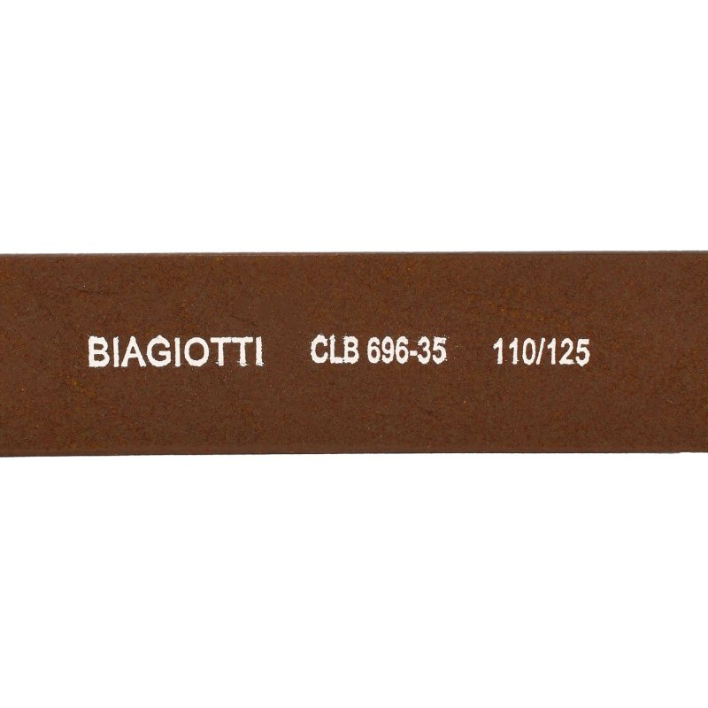 Biagiotti Men's Belt PU Exterior Leather Lining, Adjustable, Seamless 3.5cm High With Box 696 — view 23