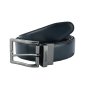 Ceinture Réversible Homme Laura Biagiotti en Cuir Véritable, 3,5 cm de haut, Réglable et Raccourcissable — détail