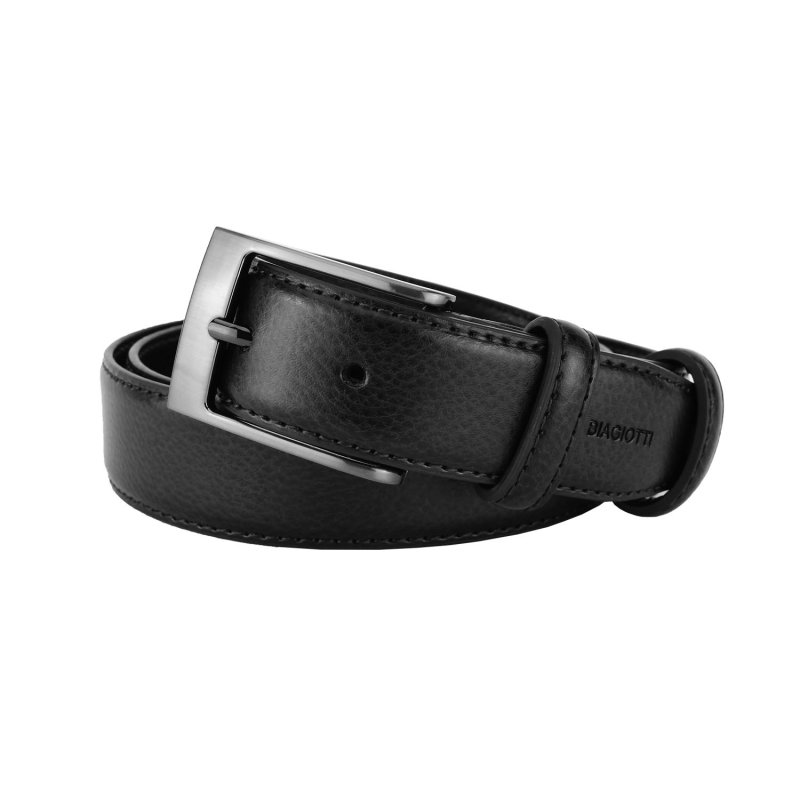 Ceinture Homme Laura Biagiotti en Cuir Véritable, Boucle Sans Nickel, Raccourcissable, Hauteur 3 cm, avec Boîte — vue arrière