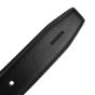 Laura Biagiotti Men's Belt In Genuine Leather, Nickel Free Shortenable Buckle, 3 cm High, With Box — logo detail