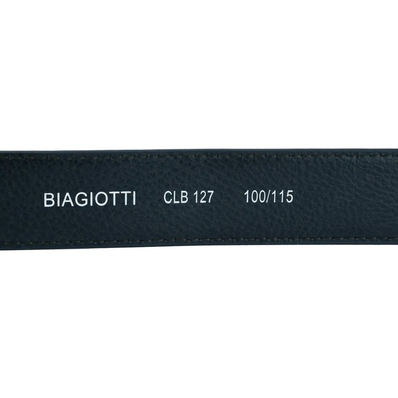 Ceinture Homme Laura Biagiotti en Cuir Véritable, Boucle Sans Nickel, Raccourcissable, Hauteur 3 cm, avec Boîte — vue 23