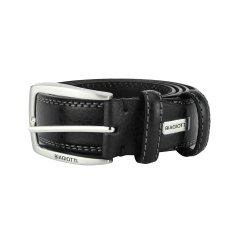 Cinturón de Hombre Laura Biagiotti de Piel Genuina, Hebilla Sin Níquel, Acortable, Alto 3,5 cm, con Caja 2