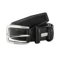 Laura Biagiotti Men's Belt In Genuine Leather, Nickel Free Shortenable Buckle, 3.5 cm High, With Box — inside