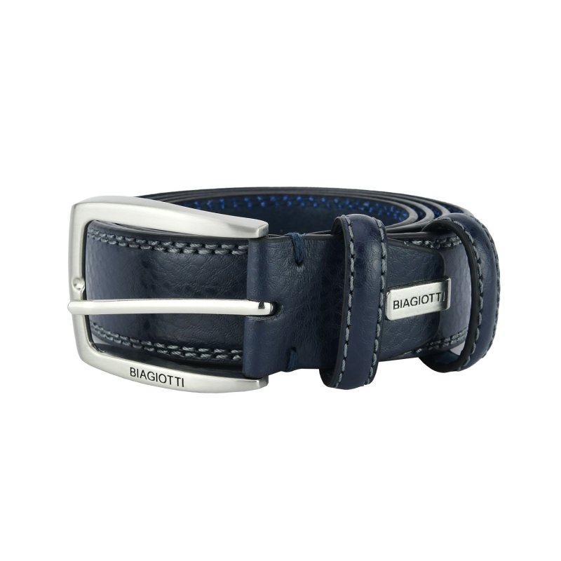 Laura Biagiotti Men's Belt In Genuine Leather, Nickel Free Shortenable Buckle, 3.5 cm High, With Box — view 10