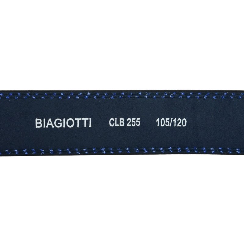 Ceinture Homme Laura Biagiotti en Cuir Véritable, Boucle Sans Nickel, Raccourcissable, Hauteur 3,5 cm, avec Boîte — vue 15
