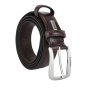 Laura Biagiotti Men's Belt In Genuine Leather, Nickel Free Shortenable Buckle, 3.5 cm High, With Box — view 17