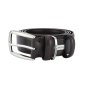 Ceinture Homme Laura Biagiotti en Cuir Véritable, Boucle Sans Nickel, avec Couture, Hauteur 3,5 cm, avec Boîte — vue 8