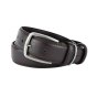 Ceinture Homme Laura Biagiotti en Cuir Véritable, Boucle Sans Nickel, avec Couture, Hauteur 3,5 cm, avec Boîte — vue arrière
