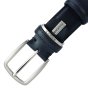 Ceinture Homme Laura Biagiotti en Cuir Véritable, Boucle Sans Nickel, avec Couture, Hauteur 3,5 cm, avec Boîte — vue 12