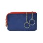 SERGIO TACCHINI Double Keyring In Genuine Leather With Zip, Unisex — view 12