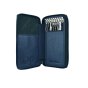 CONTE MASSIMO Étui à Clés Grand Format pour Homme et Femme, Cuir Véritable avec Fermeture Zippée, Avec Boîte Cadeau