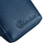 CONTE MASSIMO Étui à Clés Grand Format pour Homme et Femme, Cuir Véritable avec Fermeture Zippée, Avec Boîte C… — vue de face