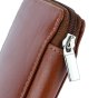CONTE MASSIMO Großes Schlüsseletui für Damen und Herren, echtes Leder mit Reißverschluss, mit Geschenkbox — Ansicht 13