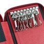 CONTE MASSIMO Étui à Clés Grand Format pour Homme et Femme, Cuir Véritable avec Fermeture Zippée, Avec Boîte Cadeau — vue 30