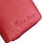 CONTE MASSIMO Kleines Schlüsseletui für Damen und Herren, echtes Leder mit Reißverschluss, mit Geschenkbox — Detail