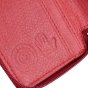CONTE MASSIMO Kleines Schlüsseletui für Damen und Herren, echtes Leder mit Reißverschluss, mit Geschenkbox — Logo-Detail