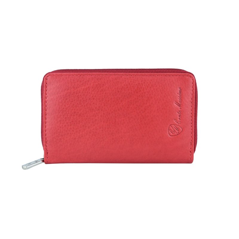 CONTE MASSIMO Small Keyring for Men and Women, Genuine Leather with Zip, With Gift Box — view 7
