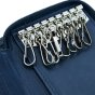CONTE MASSIMO Étui à Clés Petit Format pour Homme et Femme, Cuir Véritable avec Fermeture Zippée, Avec Boîte Cadeau — vue 10