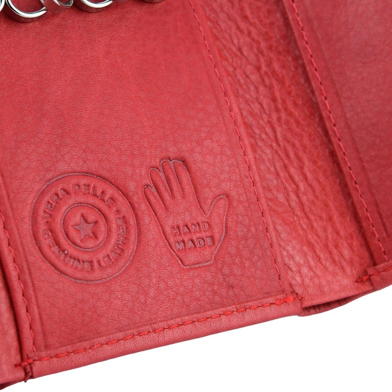 CONTE MASSIMO Schlüsseletui für Damen und Herren, echtes Leder, mit Tasche — Ansicht 29